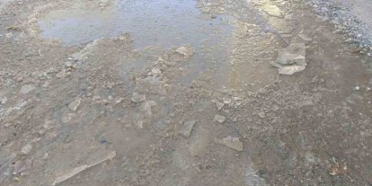 Gölbaşı’nda, sular dondu