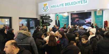 Haliliye Belediyesi standına büyük ilgi