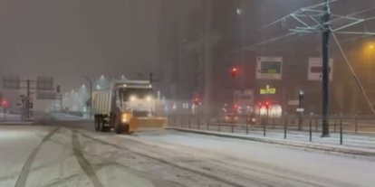Gaziantep Büyükşehir, kar yağışına karşı tam kadro sahada