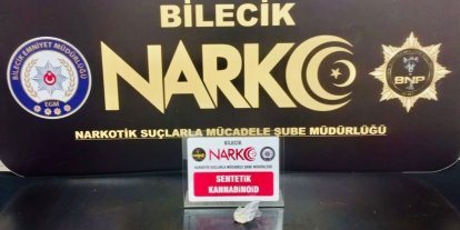 Bilecik’te uyuşturucu operasyonu: 1 gözaltı