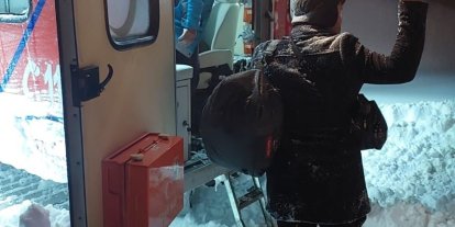 UMKE ekipleri köylerde mahsur kalan hastalar için seferber oldu