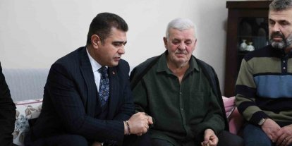 Vali Aslan şehit polis Turgut Külünk’ün ailesini yalnız bırakmadı