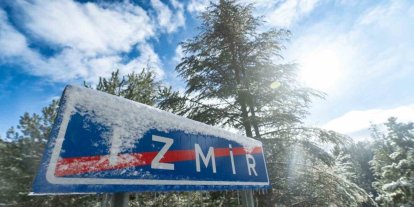 İzmir’in yüksek kesimlerinde karla mücadele