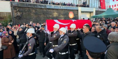 DEAŞ operasyonunda şehit olan polis memuru memleketinde toprağa verildi