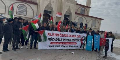 Kars’ta Gazze İçin Vicdan Çağrısı: “Filistin’i Unutmuyoruz”