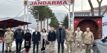 Kaymakam Arıkan jandarma personeliyle bir araya geldi