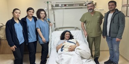 Gaziantep’te 2026 yılının ilk bebeği "Ayaz" oldu