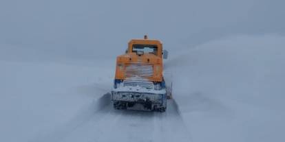 Kars’ta 143 köy yolu ulaşıma kapandı