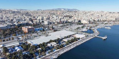 Samsun’da kar manzaraları havadan görüntülendi