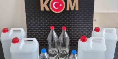 Kırşehir’de sahte alkol operasyonu: 1 gözaltı