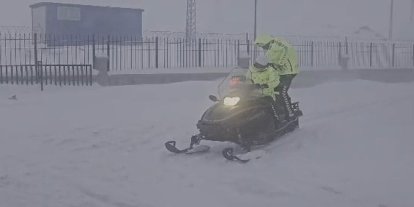 Yoğun kar ve buzlanmaya karşı Bitlis’te kar motorlu önlem