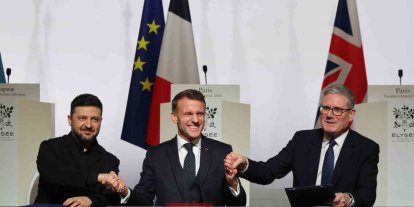 Ukrayna, İngiltere ve Fransa arasında Ukrayna’ya çok uluslu güç göndermeye yönelik niyet beyanı