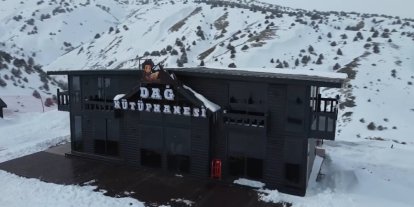 Türkiye ve dünyada ilk: Ergan Dağı’nda Dağ Kütüphanesi