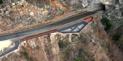 Tarihi tünel Giresun İl Özel İdaresi çalışmalarıyla restore edildi