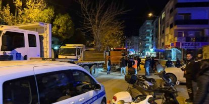 Kuşadası’nda belediye ekipleri karşı karşıya geldi