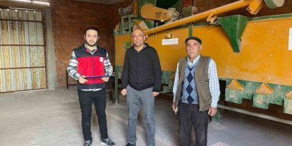 Aslanapa’da selektör ve yem ezme makineleri denetlendi