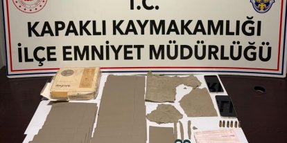 Kapaklı’da narkotik operasyonu: 2 tutuklama