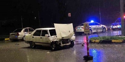 Bartın’da sağanak yağış kazayı beraberinde getirdi: 2 yaralı