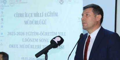 Cizre’de eğitim ve öğretim yılının dönem değerlendirmesi yapıldı