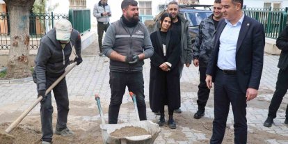 Koçarlı’da tarihi kule sokağında çalışmalar başladı