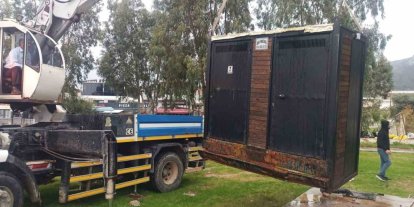 Belediye ekiplerinin Akbük’te çalışmaları sürüyor