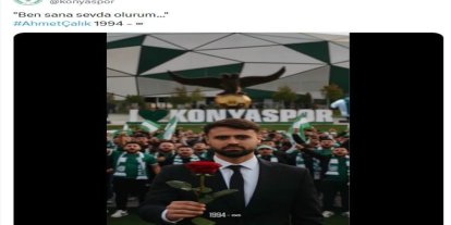 Konyaspor’dan Ahmet Çalık paylaşımı