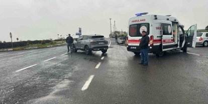 Muratlı ilçesinde trafik kazası: 1 yaralı