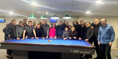 Sarıkamış şehitleri anısına bilardo turnuvası düzenlendi
