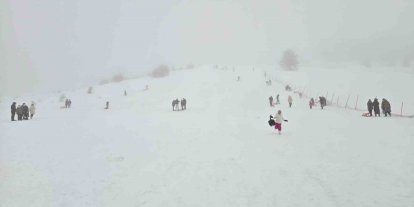 Sis ve yağışa rağmen Keltepe’ye akın ettiler