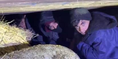 Kars'ta saman balyaları arasından kaçak göçmen çıktı: 1 tutuklama