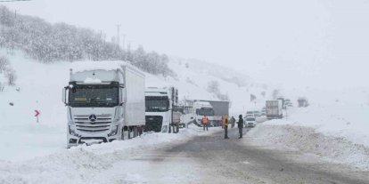 Muş-Bingöl kara yolunda kar engeli: 60 araç ve 140 kişi kurtarıldı