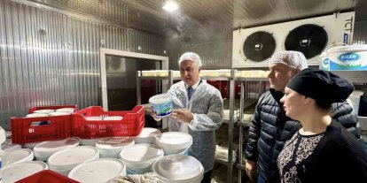 Antakya’da süt ürünleri üreten firma incelendi