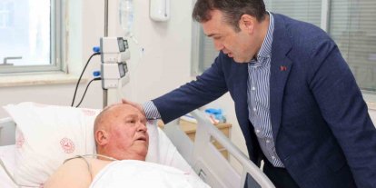 Vali Sözer’den muhtara geçmiş olsun ziyareti