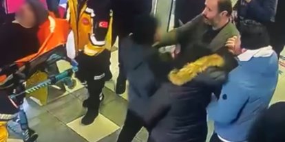 Hastane müdür yardımcısı ile sendika başkanı arasında "klima" kavgası kamerada