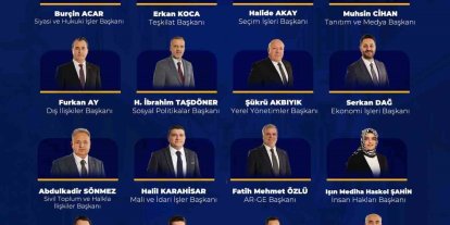 AK Parti Eskişehir İl Yürütme Kurulu’nda görev değişimi