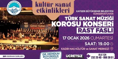 Büyükşehirden sanatseverlere rast faslı ziyafeti