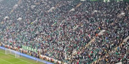 Bursaspor taraftarı tribüne uzak kaldı