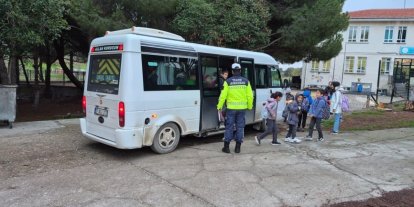 Çanakkale’de okul servislerine denetim