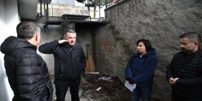 Pursaklar Belediye Başkanı Çetin, projeleri yerinde inceliyor