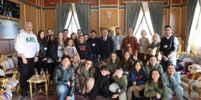 Başkan Balaban’dan öğrencilerin projesine destek