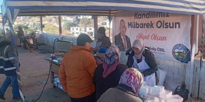 Bozdoğan Belediyesi’nden vatandaşa lokma ikramı