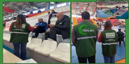 Kars’ta güreş müsabakalarında Yeşilay farkındalığı