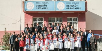 Minik Şeflerle Zeytinli Tarifler’in ilk durağı Dereköy İlköğretim Okulu oldu