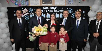 Başkan Genç, öğrencilerin karne heyecanına ortak oldu