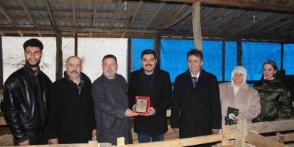 Türkeli’de örnek koyunculuğa başarı plaketi