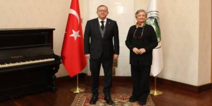 Kars Valisi Ziya Polat, Mihrimah Belma Sekmen’i kabul etti