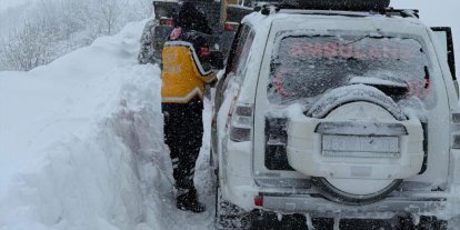 Rize’de kar nedeniyle 31 köy yolu ulaşıma kapandı
