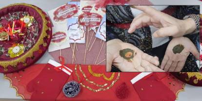 Kars Gündüz Engelli Bakım Merkezi’nde temsili kına gecesi