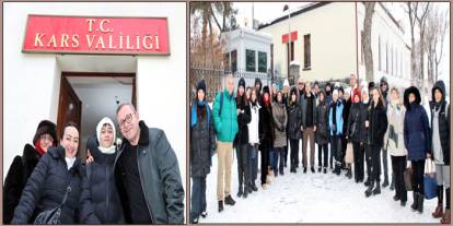 Vali Ziya Polat, Kars’ı ziyaret eden misafirlerle buluştu