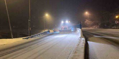Bolu Dağı’nda yoğun kar yağışı: Karla mücadele sürüyor